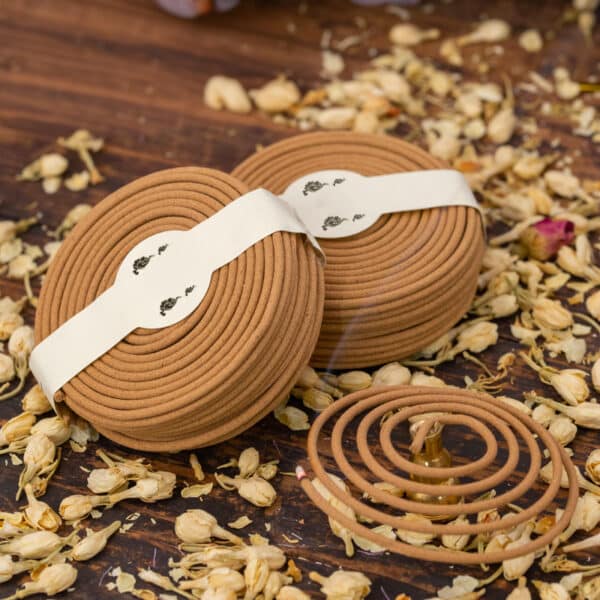 best smelling chinese handmade natural jasmine incense coil for home