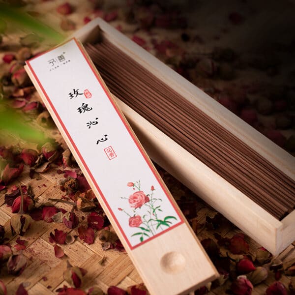 best smelling chinese handmade rose incense wooden box