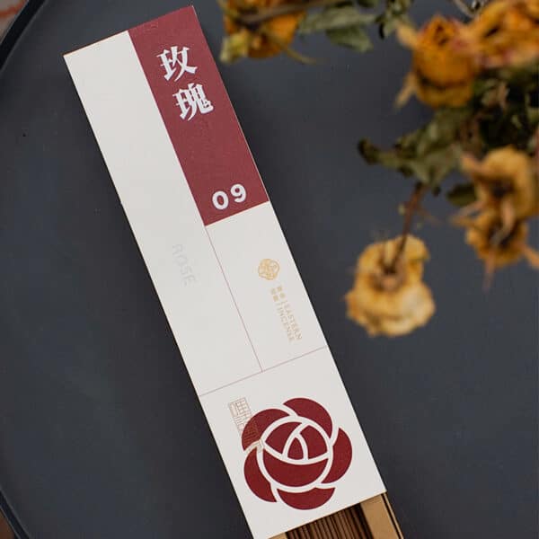 nature aromatherapy rose incense with sticks