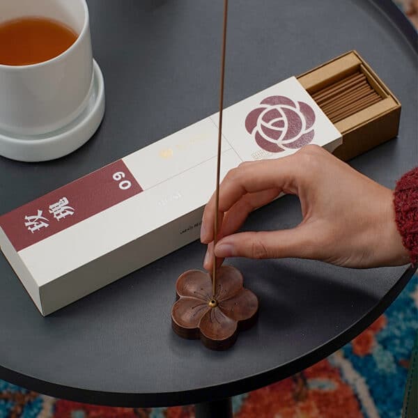 nature aromatherapy rose incense with sticks