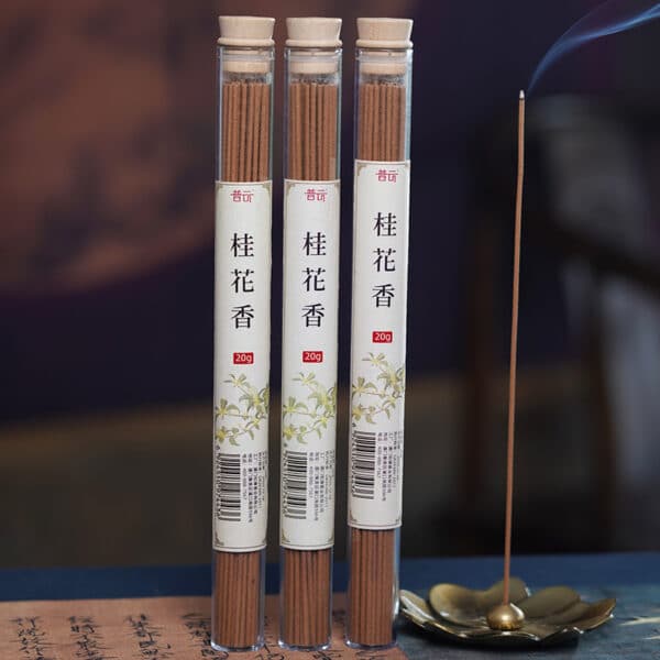 premium natural organic osmanthus fragrance sticks incense